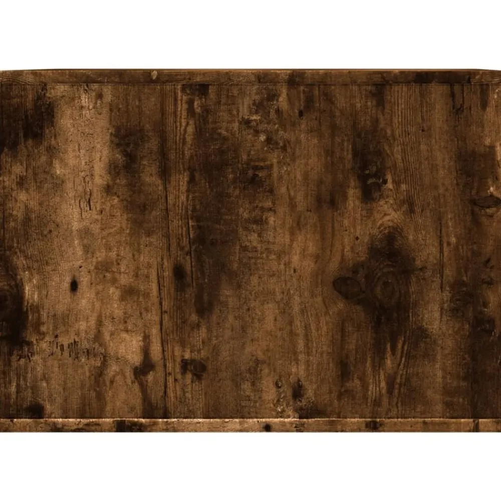 vidaXL Mueble arenero para gatos madera 47x59x42 cm Roble ahumado Clearance