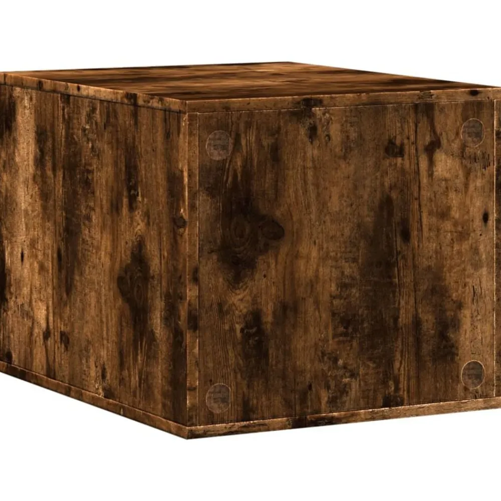vidaXL Mueble arenero para gatos madera 47x59x42 cm Roble ahumado Clearance