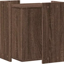 vidaXL Productos Para Mascotas-Mueble arenero para gatos madera marrón roble 42x42x51 cm