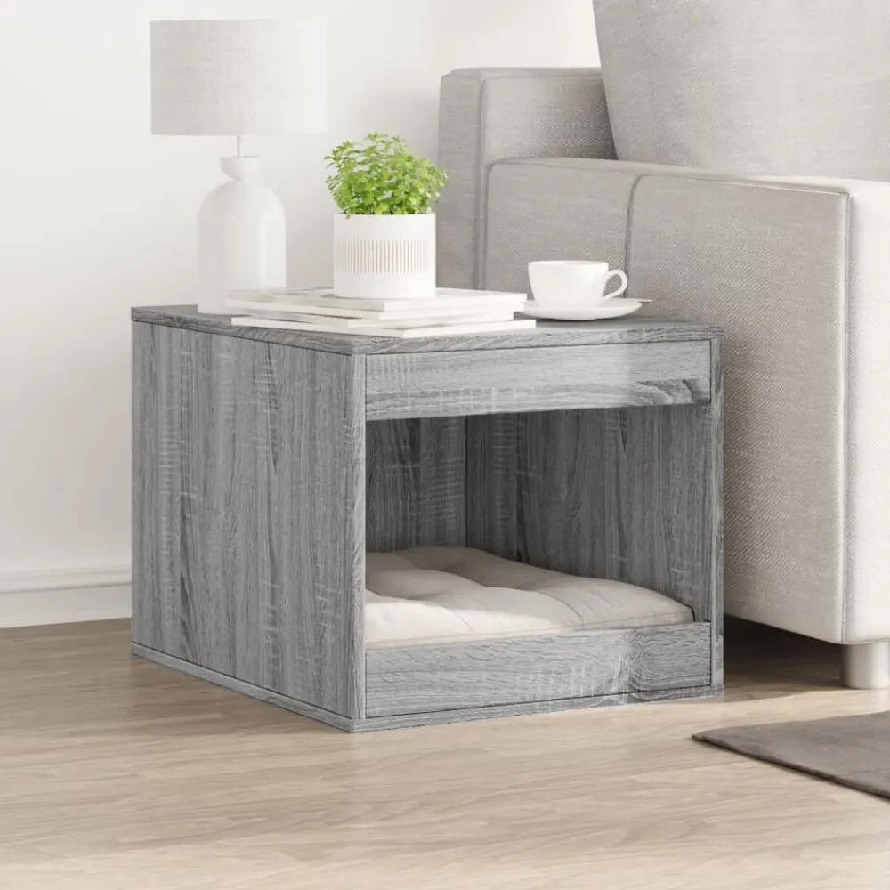 vidaXL Productos Para Mascotas-Mueble arenero para gatos madera 47x59x42 cm