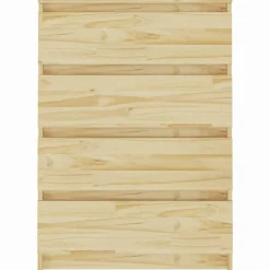 vidaXL Mueble auxiliar madera maciza de pino 60x36x84 cm Natural Sale