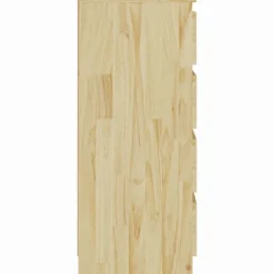 vidaXL Mueble auxiliar madera maciza de pino 60x36x84 cm Natural Sale