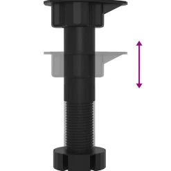 vidaXL Mueble bajo con cajón