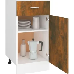 vidaXL Armarios Y Almacenamiento-Mueble bajo con cajón 