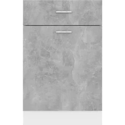 vidaXL Armarios Y Almacenamiento-Mueble bajo con cajón