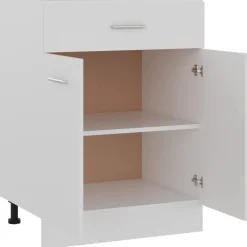 vidaXL Armarios Y Almacenamiento-Mueble bajo con cajón