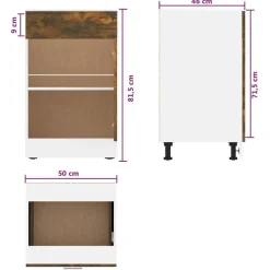 vidaXL Mueble bajo con cajón 