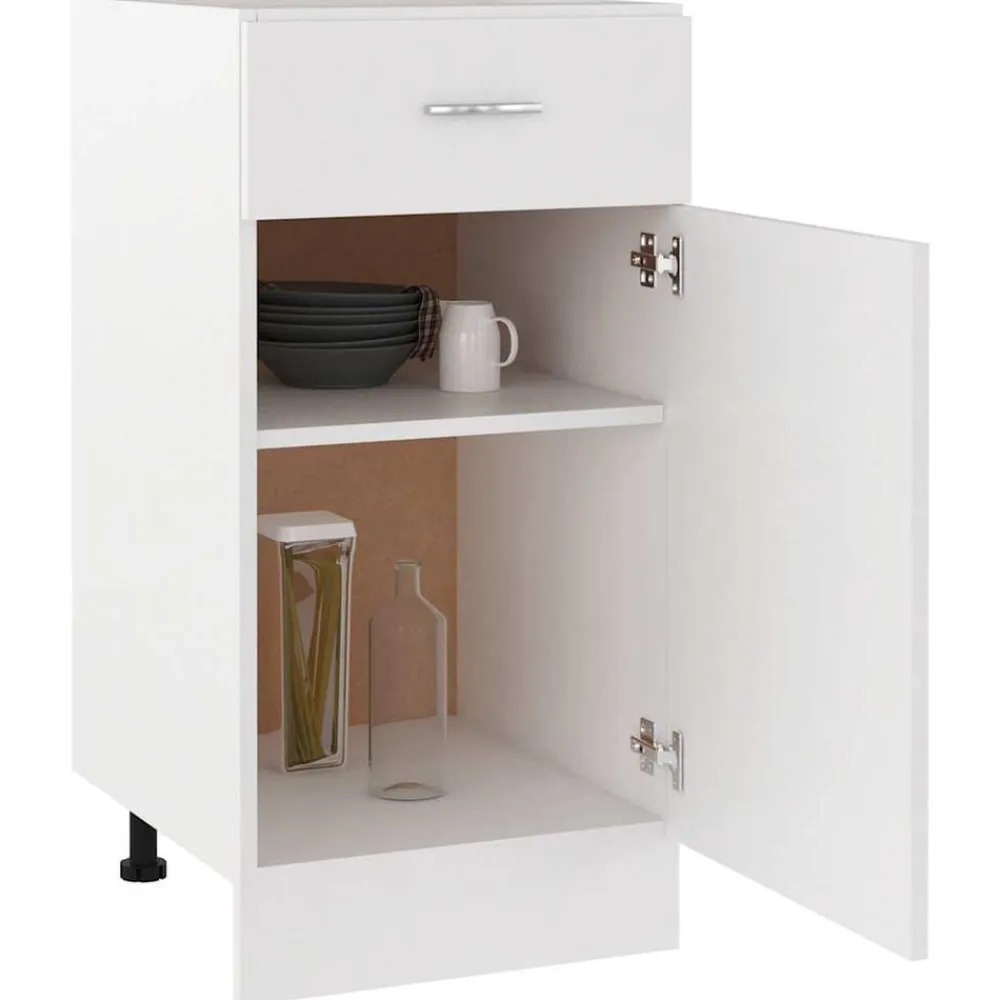 vidaXL Armarios Y Almacenamiento-Mueble bajo con cajón "Lyon" 40x46x81,5 cm madera de ingeniería