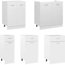 vidaXL Armarios Y Almacenamiento-Mueble bajo con cajón