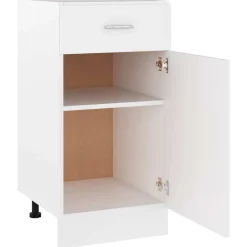 vidaXL Armarios Y Almacenamiento-Mueble bajo con cajón