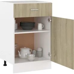 vidaXL Mueble bajo con cajón