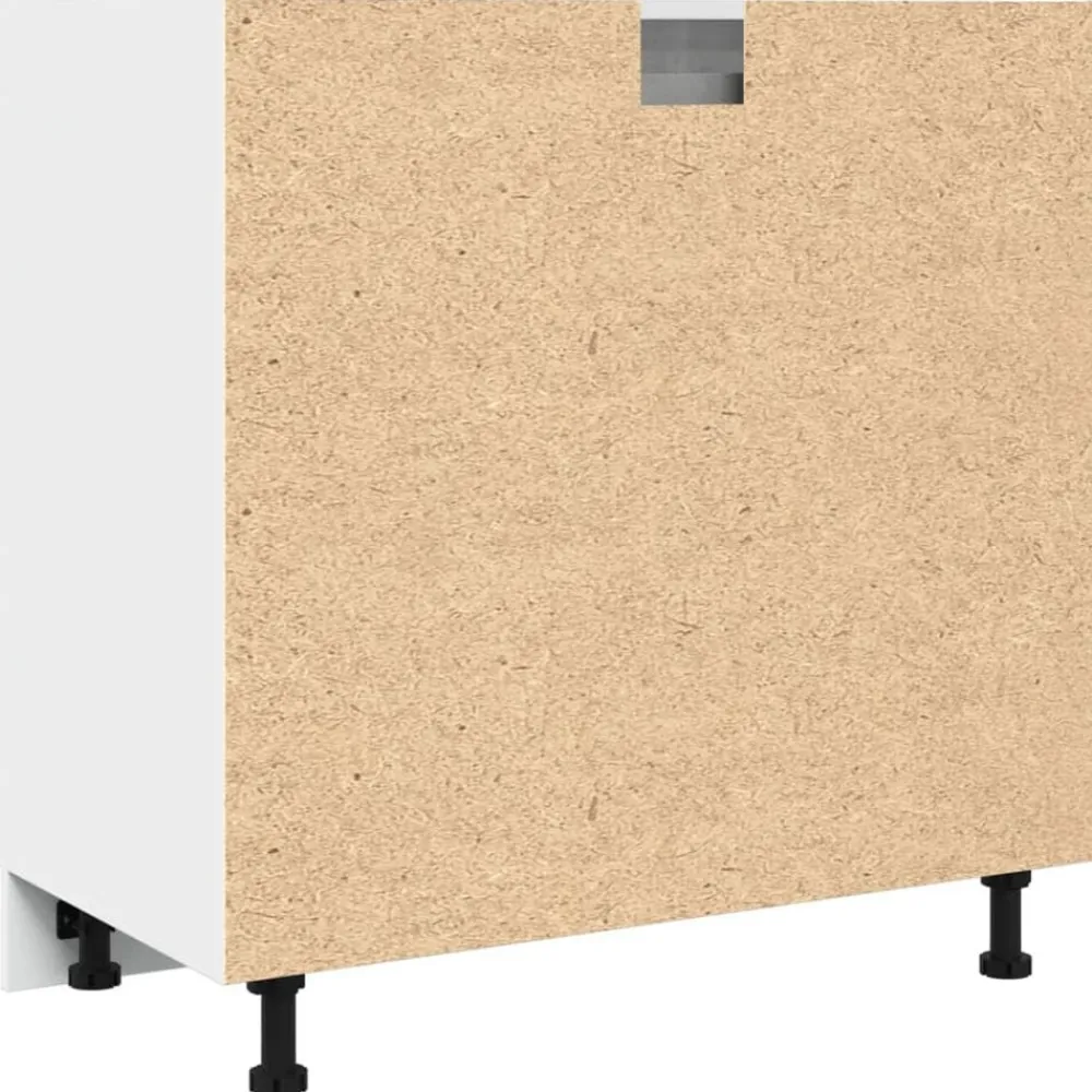 vidaXL Armarios Y Almacenamiento-Mueble bajo con cajón "Lyon" de, gris hormigón, 80 x 46 x 81,5 cm, madera de ingeniería