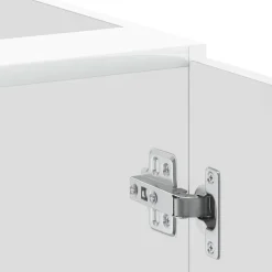 vidaXL Armarios Y Almacenamiento-Mueble bajo de cocinaporto alto brillo blanco