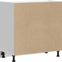 vidaXL Mueble bajo de cocinaPorto madera contrachapada blanca Blanco Sale