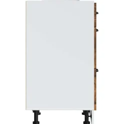 vidaXL Mueble bajo de cocina Lucca Roble ahumado Discount