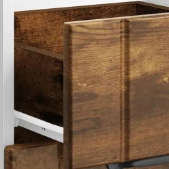 vidaXL Mueble bajo de cocina Lucca Roble ahumado Discount