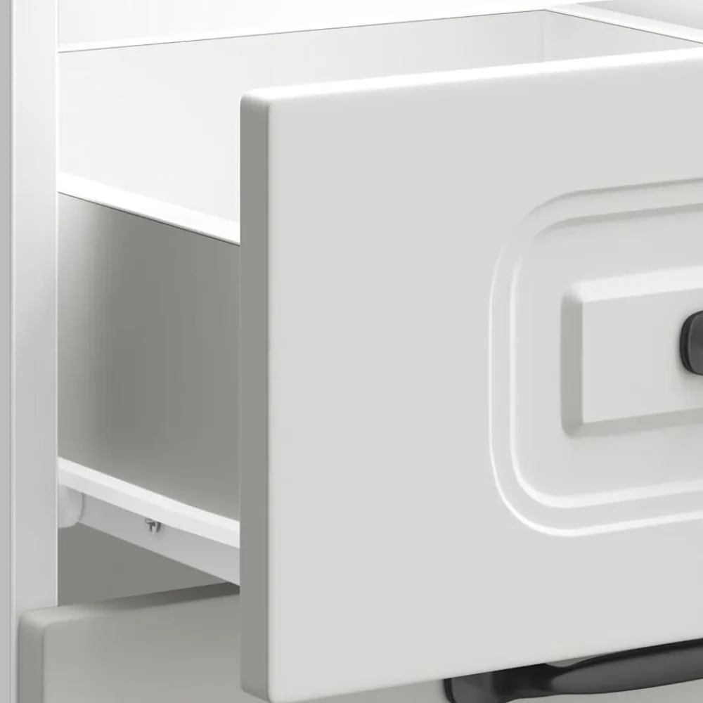 vidaXL Armarios Y Almacenamiento-Mueble bajo de cocina Kalmar madera de ingeniería blanca