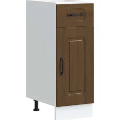 vidaXL Mueble bajo de cocina Kalmar madera ingeniería de roble marrón Marr&oacute;n roble Online