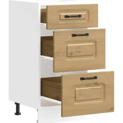 vidaXL Armarios Y Almacenamiento-Mueble bajo de cocina Kalmar madera ingeniería