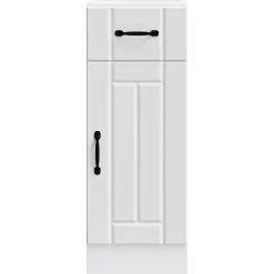 vidaXL Armarios Y Almacenamiento-Mueble bajo de cocina Lucca madera de ingeniería blanca