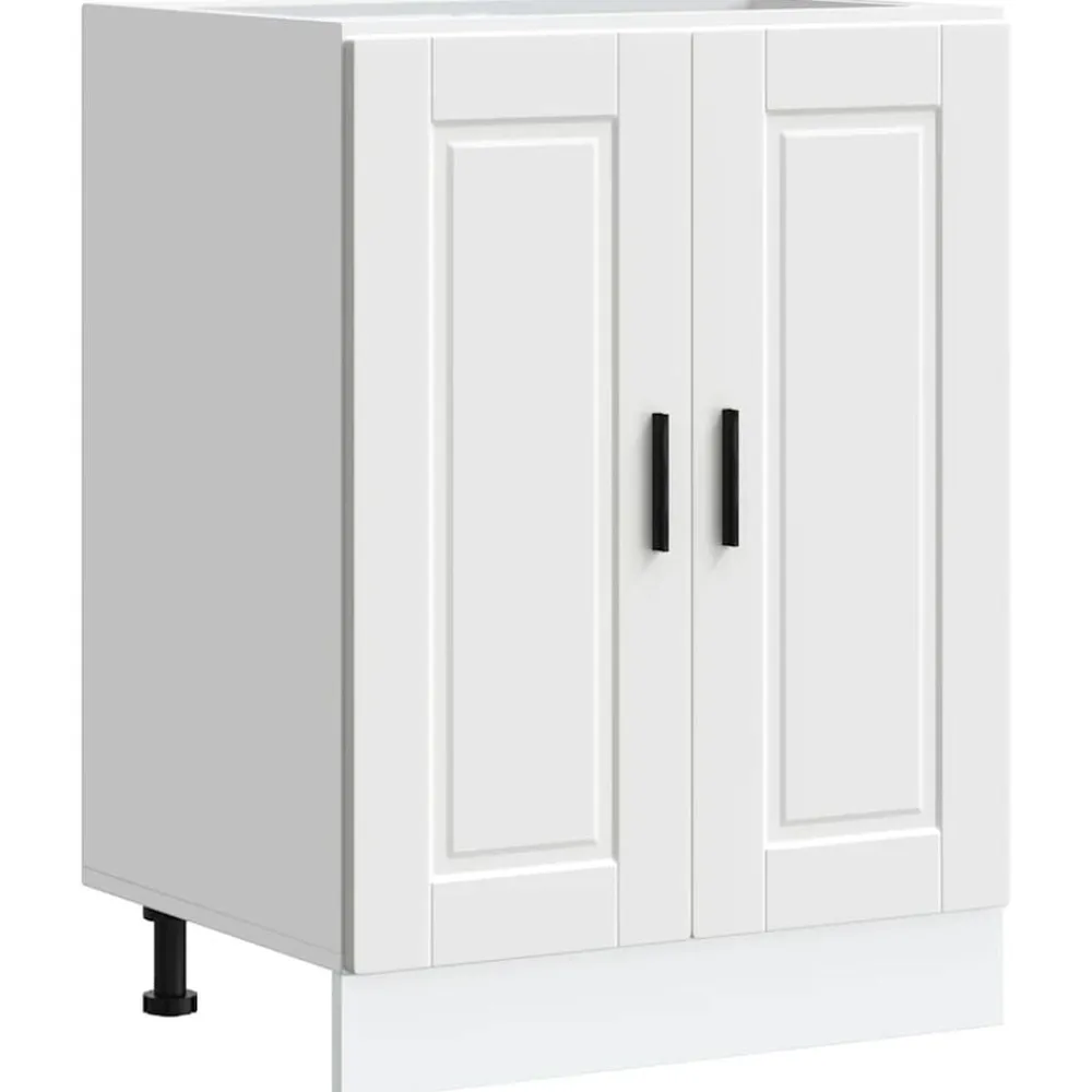 vidaXL Armarios Y Almacenamiento-Mueble bajo de cocinaPorto madera contrachapada blanca