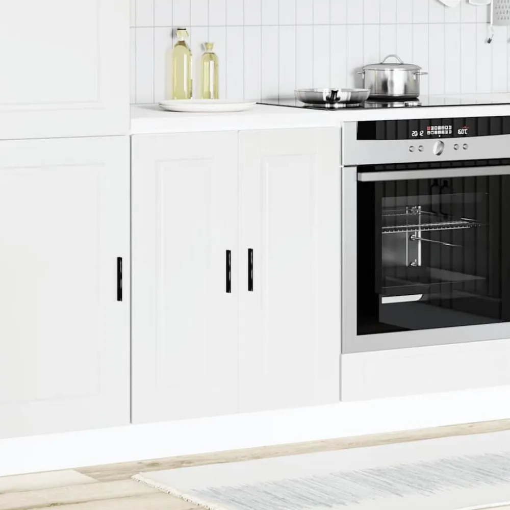 vidaXL Armarios Y Almacenamiento-Mueble bajo de cocinaPorto madera contrachapada blanca