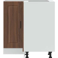 vidaXL Mueble bajo esquina de cocinaporto madera reconstituida Roble marr&oacute;n Discount