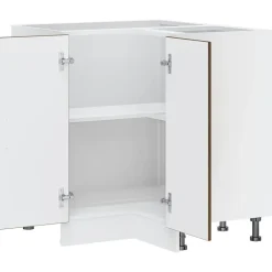 vidaXL Mueble bajo esquina de cocinaporto madera reconstituida Roble marr&oacute;n Discount