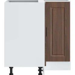 vidaXL Mueble bajo esquina de cocinaporto madera reconstituida Roble marr&oacute;n Discount