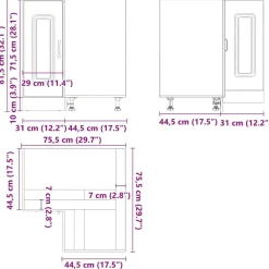 vidaXL Mueble bajo esquinero cocina Kalmar madera de Roble artesanal Best