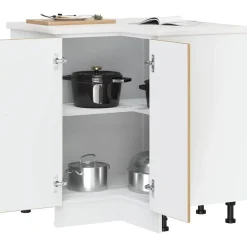 vidaXL Mueble bajo esquinero cocina Kalmar madera de Roble artesanal Best