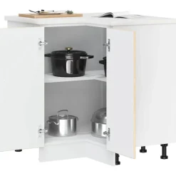 vidaXL Armarios Y Almacenamiento-Mueble bajo esquina de cocina Lucca madera reconstituida