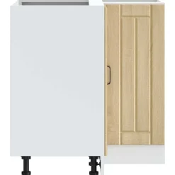 vidaXL Armarios Y Almacenamiento-Mueble bajo esquina de cocina Lucca madera reconstituida