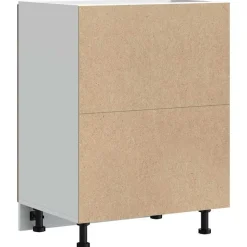 vidaXL Armarios Y Almacenamiento-Mueble bajo fregadero Lucca madera contrachapada