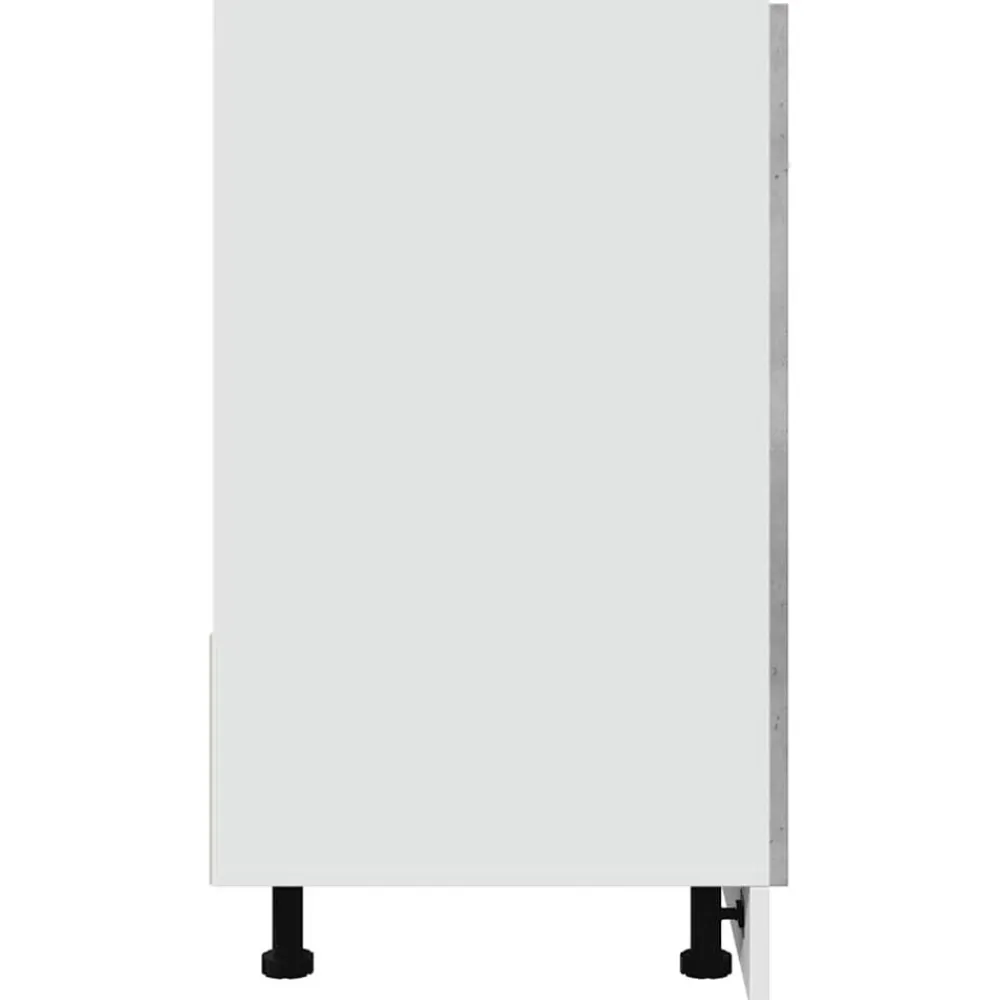 vidaXL Mueble bajo fregadero "Lyon" gris hormigón 80x46x81,5 cm madera de ingeniería Gris hormigón Outlet