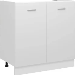 vidaXL Armarios Y Almacenamiento-Mueble bajo fregadero "Lyon" 80x46x81,5 cm madera de ingeniería