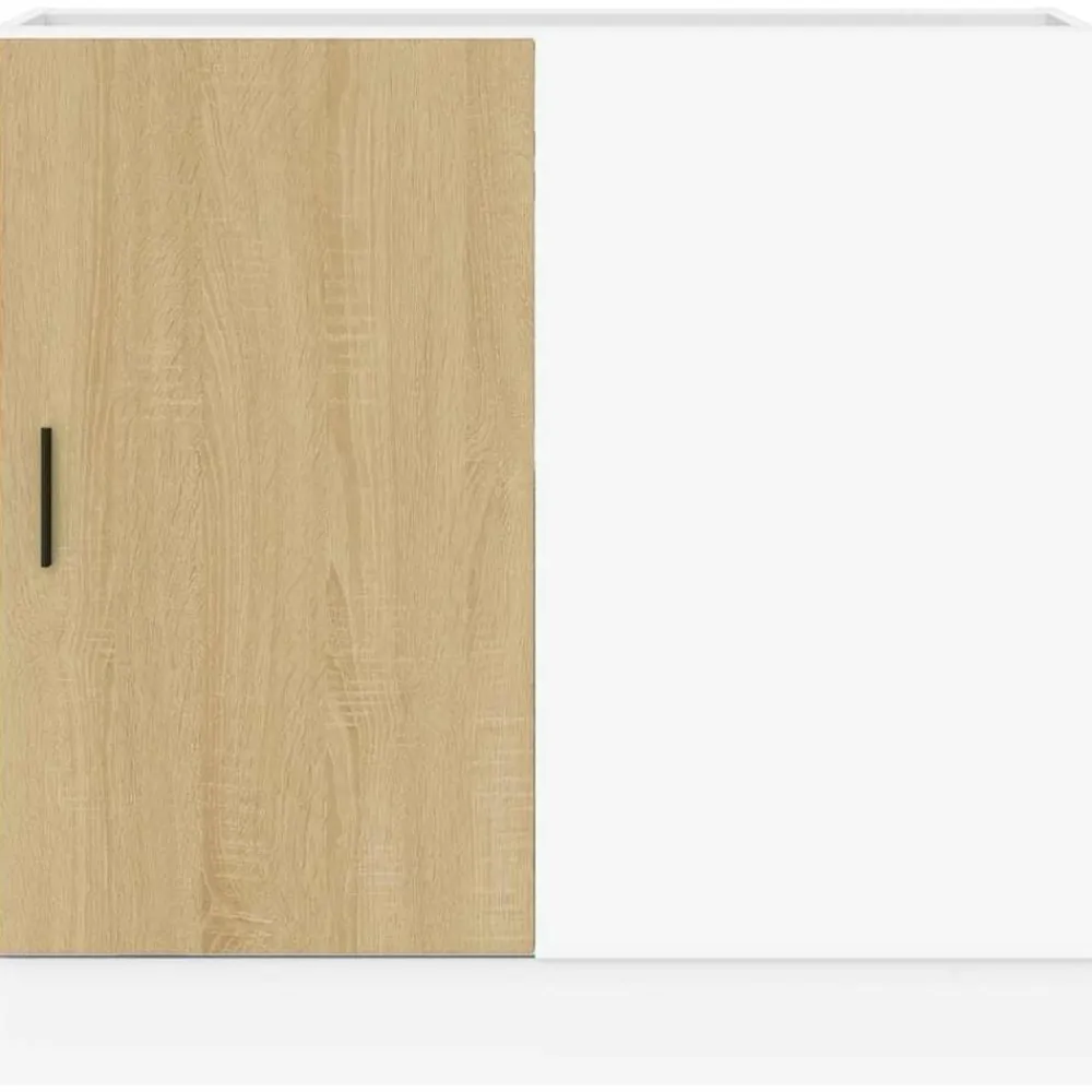 vidaXL Mueble bajo para fregadero "Lyon" de madera de ingeniería de Roble Sonoma Outlet