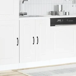 vidaXL Mueble bajo para fregadero Kalmar 60x46x81,5 cm Blanco New