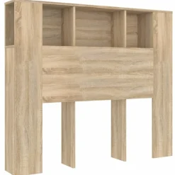 vidaXL Mueble cabecero color 120x18,5x102,5 cm Roble Sonoma Clearance