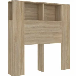 vidaXL Mueble cabecero color roble Sonoma 100x18,5x102,5 cm Clearance