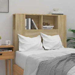vidaXL Mueble cabecero color roble Sonoma 100x18,5x102,5 cm Clearance