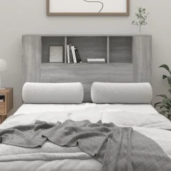 vidaXL Mueble cabecero 120x18,5x102,5 cm Gris sonoma Best