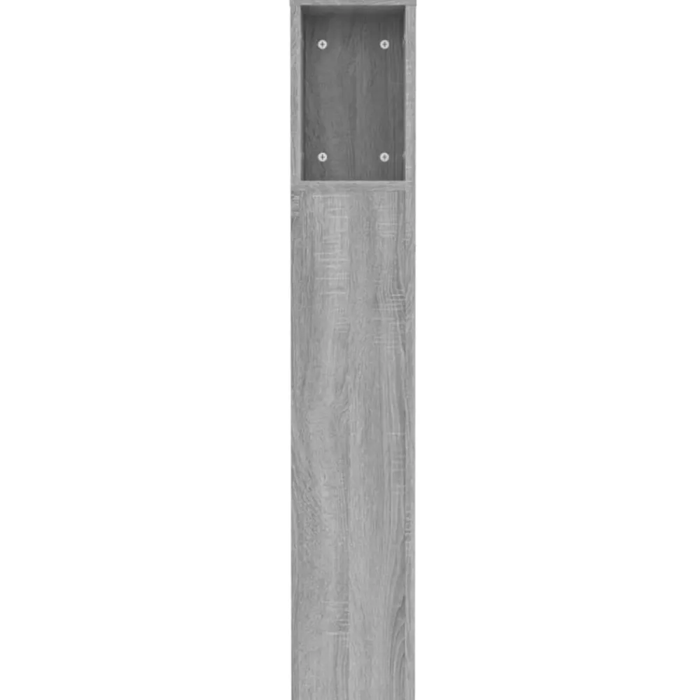 vidaXL Mueble cabecero 120x18,5x102,5 cm Gris sonoma Best