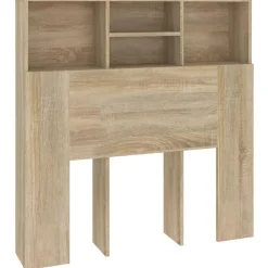 vidaXL Mueble cabecero 100x19x103,5 cm Roble Sonoma Outlet