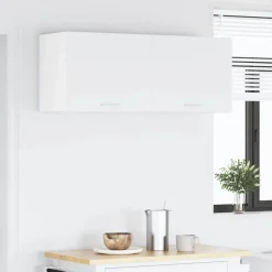 vidaXL Mueble colgante 2 pcs 50 x 31 x 40 cm Madera de ingeniería White Discount