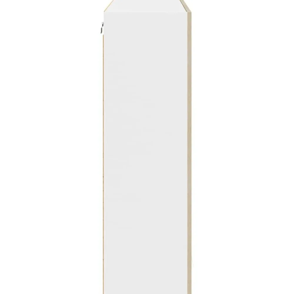 vidaXL Mueble colgante con puerta Roble Sonoma 80 x 31 x 100 cm Madera reciclada Outlet