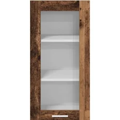 vidaXL Armarios Y Almacenamiento-Mueble colgante con almacenamiento Madera vieja 40 x 31 x 80 cm