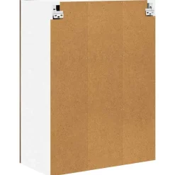vidaXL Mueble colgante con puerta 60 x 31 x 80 cm Roble ahumado Discount