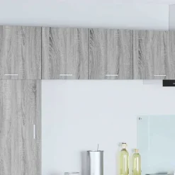 vidaXL Mueble colgante con puerta 2 pcs y 40 x 31 x 40 cm Gris sonoma Online