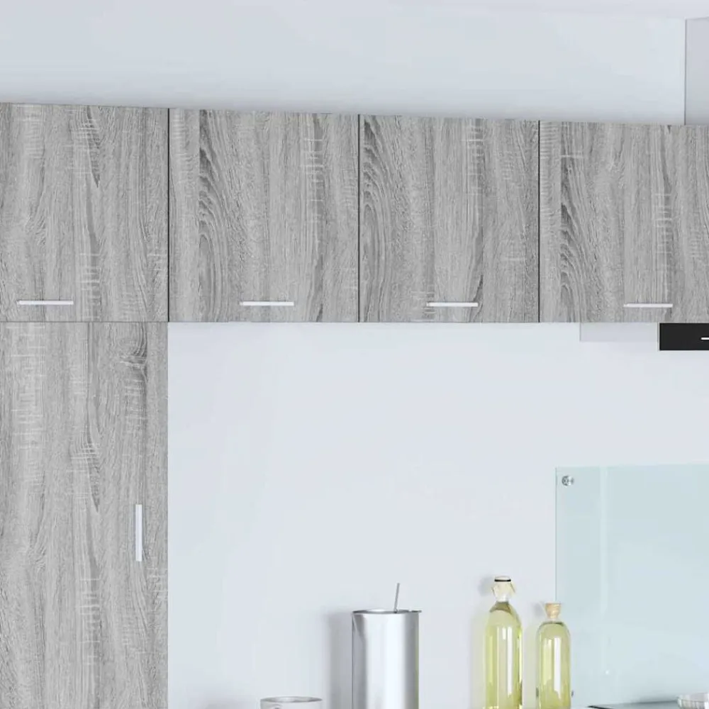 vidaXL Mueble colgante con puerta 2 pcs y 40 x 31 x 40 cm Gris sonoma Online